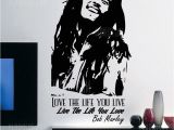 Bob Marley Wall Mural Wall Sticker Pvc Wallpaper Music Singer Famous Person Wall