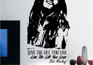 Bob Marley Wall Mural Wall Sticker Pvc Wallpaper Music Singer Famous Person Wall