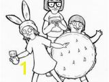 Bob S Burgers Coloring Pages 58 Best Grid Art Images