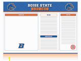 Boise State Broncos Coloring Pages Markings by C R Gibson Desk Notepad 17 X 22 Boise State Broncos by