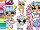 Bon Bon Lol Doll Coloring Page Lol Surprise Dolls Coloring Book Page Lol O M G