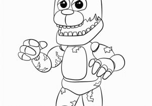 Bonnie Five Nights at Freddy S Coloring Pages Monster Bonnie Coloring Page Free Printable Coloring