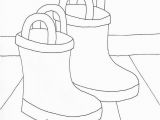 Boot Coloring Page Rain Boots Coloring Page From Weefolkart