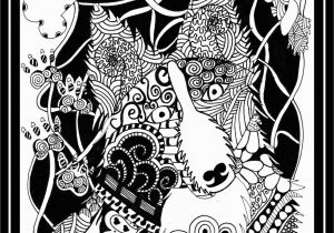 Border Collie Coloring Page Border Collie Zentangle Dog Zentangle