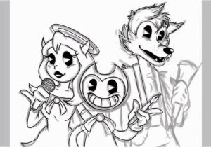 Boris Bendy and the Ink Machine Coloring Pages Bendy and the Ink Machine Coloring Pages Xcolorings