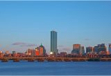 Boston Skyline Wall Mural Boston Skyline Panorama Photo Taken During the Golden Hour