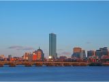 Boston Skyline Wall Mural Boston Skyline Panorama Photo Taken During the Golden Hour