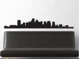 Boston Skyline Wall Mural Boston Skyline Wall Decal Vinyl Sticker 46 Free by Urbandecal