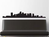 Boston Skyline Wall Mural Boston Skyline Wall Decal Vinyl Sticker 46 Free by Urbandecal