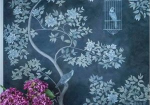 Botanical Fleur Wall Mural This Floral Wall Panel Mural Was Hand Painted In Various