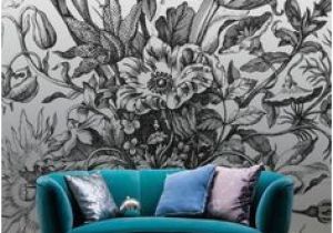 Botanical Wall Murals Uk Bouquet In A Vase Mural by Maria Sybilla Meriaen