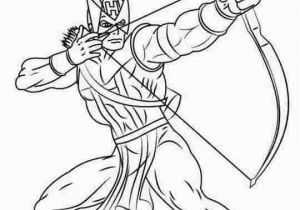 Bow and Arrow Coloring Page Avengers Hawkeye Coloring Pages 9999