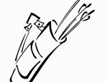 Bow and Arrow Coloring Page the Best Free Quiver Drawing Images Download From 42 Free