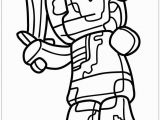 Bow and Arrow Coloring Page Zombie Pigmen Coloring Page
