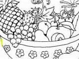 Bowl Of Fruit Coloring Page Awesome Cute Fruit Coloring Pages Gallery