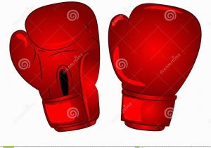 Boxing Glove Coloring Page Vector Boxing Gloves Cartoon Stock Vector Illustration Of Gloves