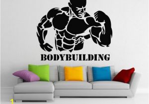 Boxing Wall Murals Bodybuilding Vinyl Wall Stickers Home Art Decoration Gym Wall Decals