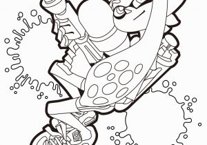 Boy Birthday Coloring Pages Splatoon Inkling Coloring Pages