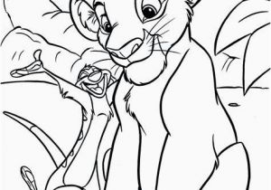 Boy Disney Coloring Pages Disney Simba & Timon Coloring Page