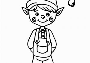 Boy Elf On the Shelf Coloring Pages Boy From Elf the Shelf Coloring Pages Free Printable