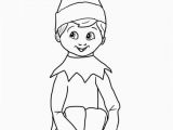 Boy Elf On the Shelf Coloring Pages Cute Boy Elf On the Shelf Coloring Pages with Elf On the