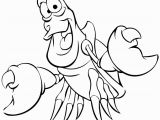 Boy Mermaid Coloring Page Little Mermaid Coloring Pages Sebastian the Crab