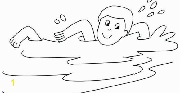 Boy Swimming Coloring Pages Elegant Boy Swimming Coloring Pages Heart Coloring Pages