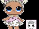 Boy Swimming Coloring Pages Flower Child Series 3 L O L Surprise Doll Coloring Page