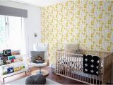 Boys Bedroom Wall Mural forest Animals Kids Wallpaper Mustard