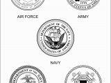 Branches Of the Military Coloring Pages Army Color Clipart