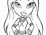 Bratz Halloween Coloring Pages Bratz Princess Coloring Pages Of Cloe Jade Yasmin and Sasha