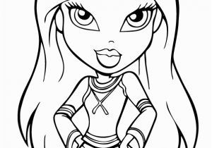 Bratz Halloween Coloring Pages Bratz Princess Coloring Pages Of Cloe Jade Yasmin and Sasha