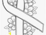 Breast Cancer Awareness Coloring Pages Support Ribbon