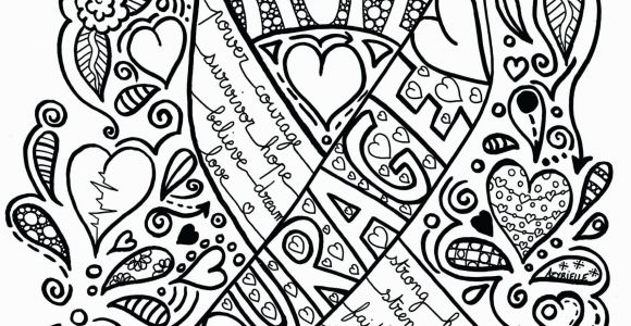 Breast Cancer Coloring Pages Printable Breast Cancer Ribbon Coloring Sheet – Champprint