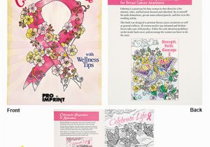 Breast Cancer Coloring Pages Promotional Color for the Cause Breast Cancer Awareness Coloring Books