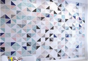 Brewster Concrete Blocks Wall Mural Geometry Wall Mural In 2019