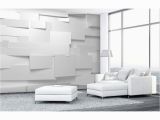 Brewster Concrete Blocks Wall Mural Ideal Decor 144 In W X 100 In H 3d Effect Wall Mural