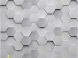 Brewster Home Fashions Wall Mural Setzer Metal Hexagons 7 83 X 118" 6 Piece Wall Mural Set