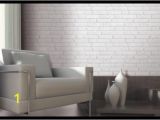 Brick Effect Wall Murals Example for Living Room