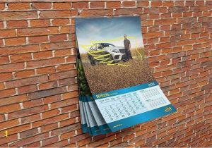 Brick Wall Mural Mockup Free Wall Calendar Mockup In Psd Wall Calendar Mockup