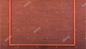 Brick Wall Mural Mockup Poster Frame On Brick Wall Stock Alamy