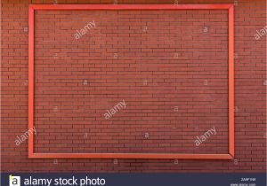 Brick Wall Mural Mockup Poster Frame On Brick Wall Stock Alamy