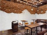 Brick Wall Murals Ideas Half Brick Wall and White Wall Art Wall Murals Wallpaper