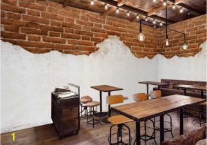 Brick Wall Murals Ideas Half Brick Wall and White Wall Art Wall Murals Wallpaper