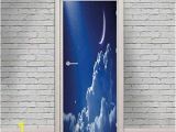 Brick Wall Murals Wallpaper Amazon Night Sky Door Wall Mural Wallpaper Stickers