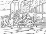 Bridge Coloring Pages for Kids Sydney Opera House and Harbour Bridge Coloring Page