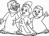 Brittany and the Chipettes Coloring Pages How to Draw the Chipmunks Coloring Page