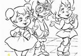 Brittany and the Chipettes Coloring Pages List Of Pinterest Alvin and the Chipmunks Cartoon Coloring