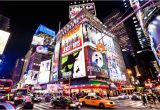 Broadway Wall Mural Busy Times Square Wallpaper Wall Mural