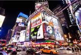 Broadway Wall Mural Busy Times Square Wallpaper Wall Mural